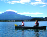 富士山　河口湖でカヌー・カヤック